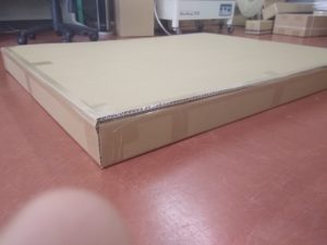 分譲看板木枠２台　梱包経過完了